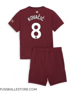 Günstige Manchester City Mateo Kovacic #8 3rd trikot Kinder 2024-25 Kurzarm (+ Kurze Hosen)
